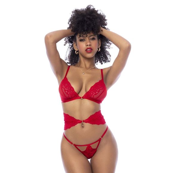 Mapale 8904 Three Piece Set Color Red - Picture 2 of 9